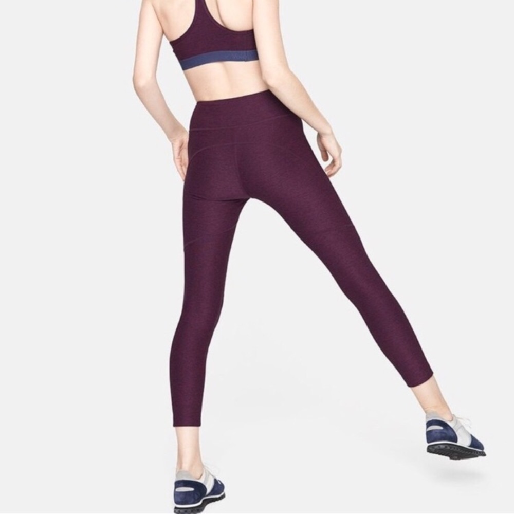 Outdoor Voices 7/8 warm up legging- plum